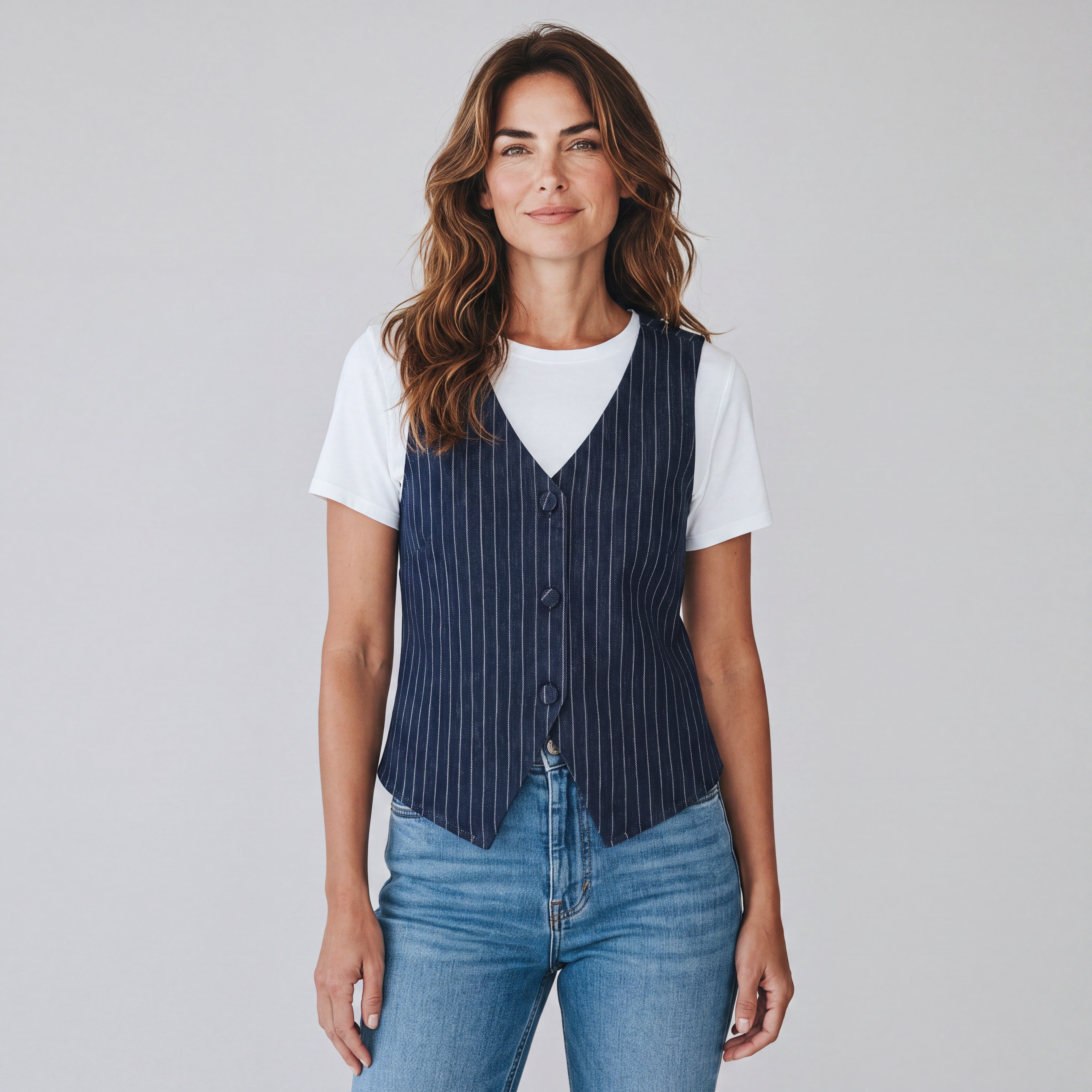 blauwe blazer