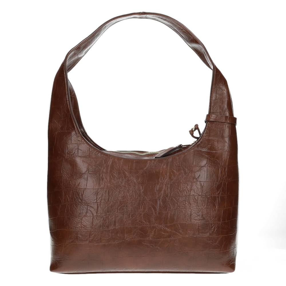 cognac handtas