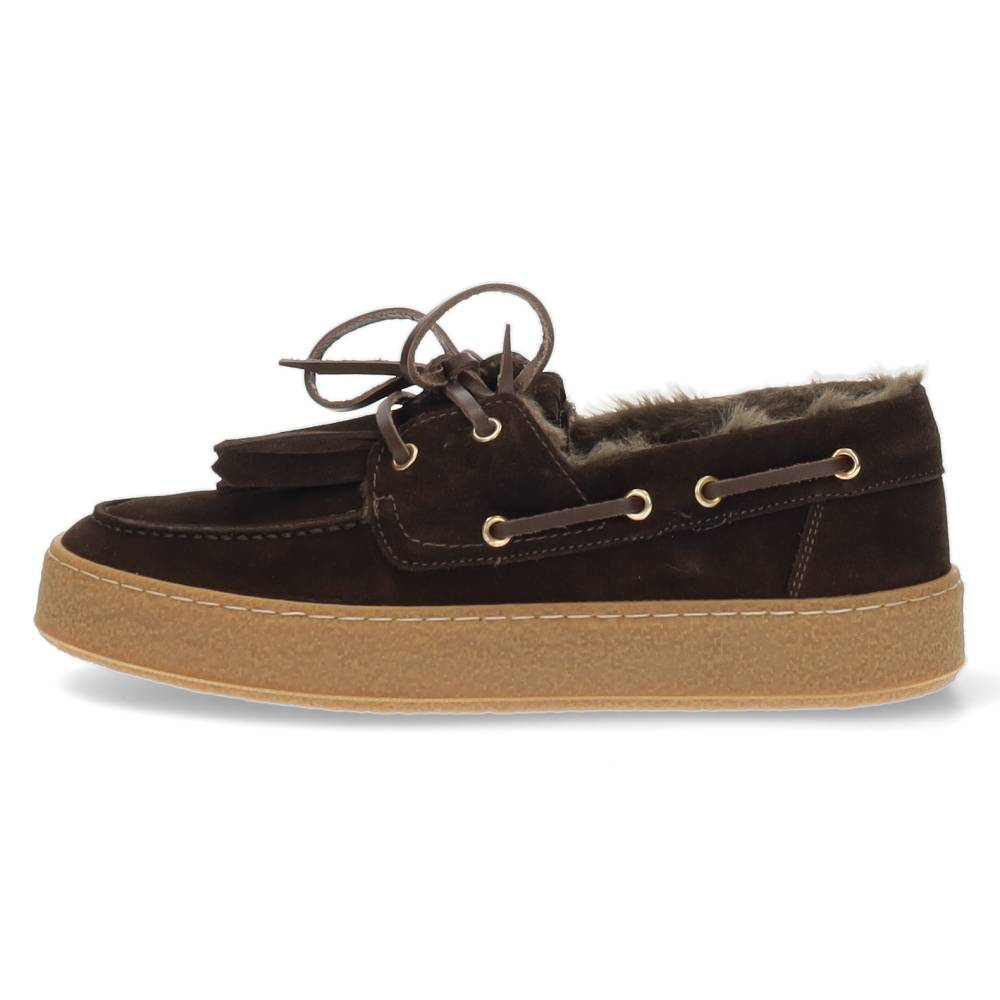 donkerbruine bootschoen