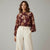 burgundy blouse