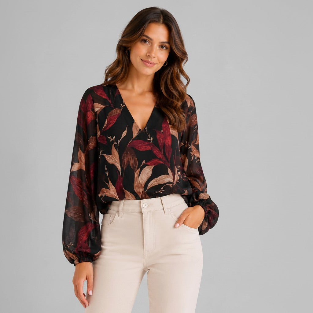 zwarte blouse