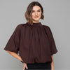 bruine blouse