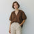 bruine blouse