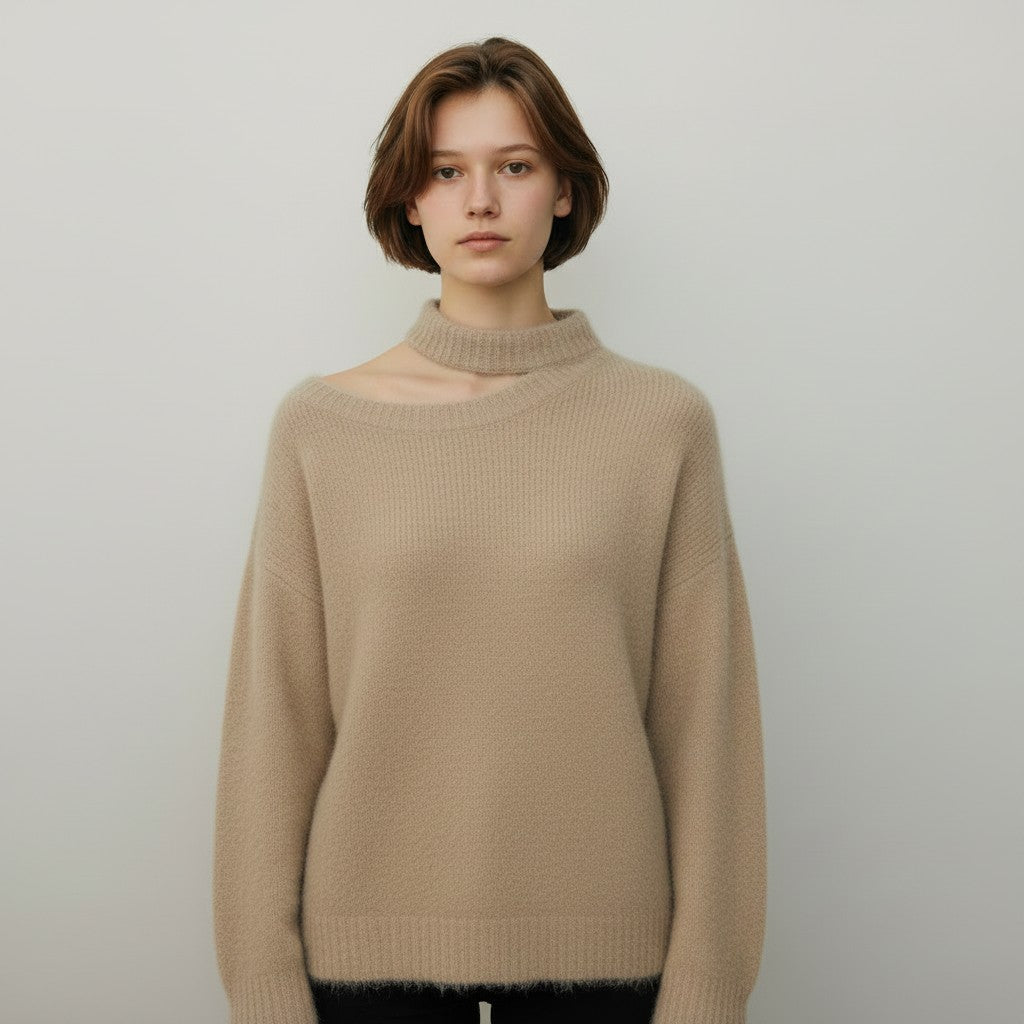 beige trui