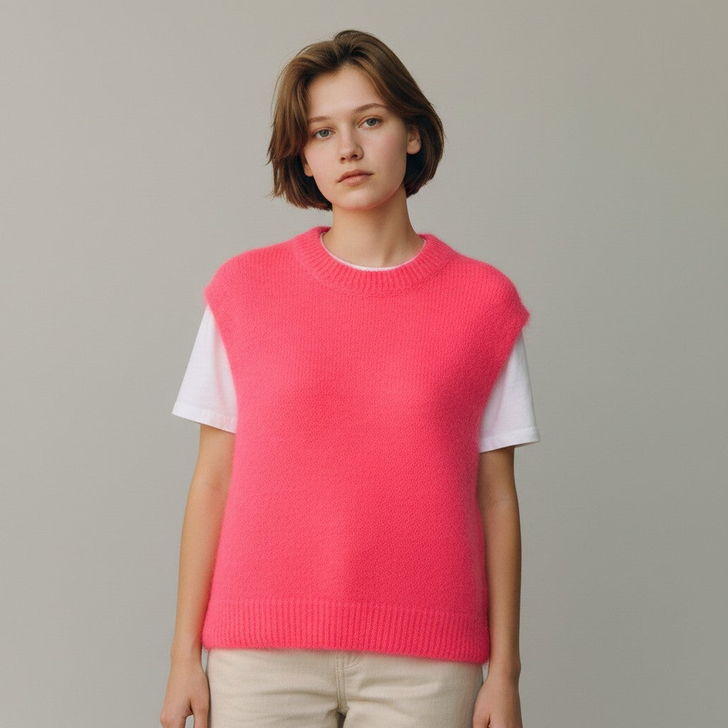 roze debardeur