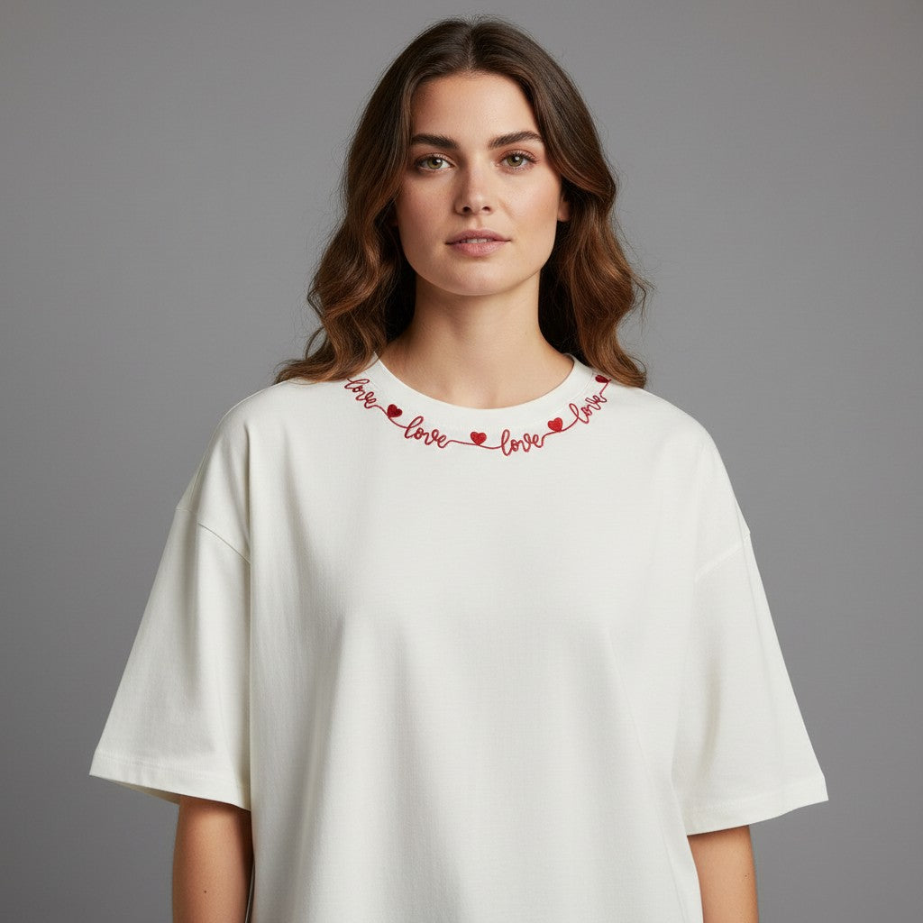 witte t-shirt