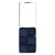6 paar lange donkerblauwe herenkousen in cadeauverpakking