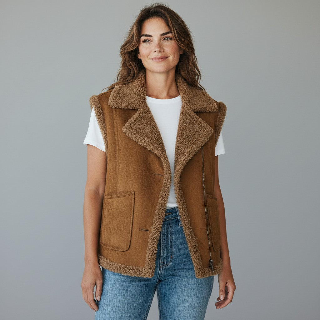 camel bodywarmer