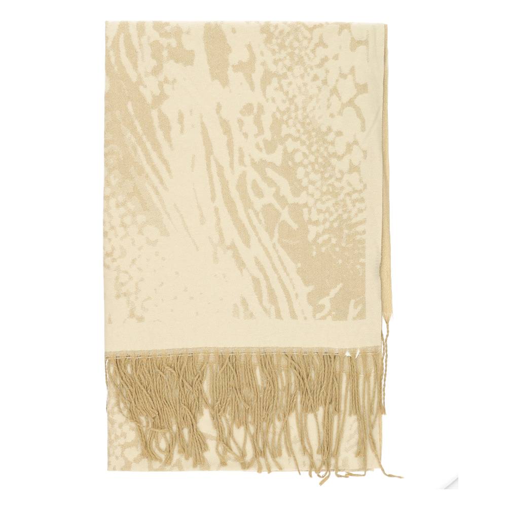 beige/gouden sjaal