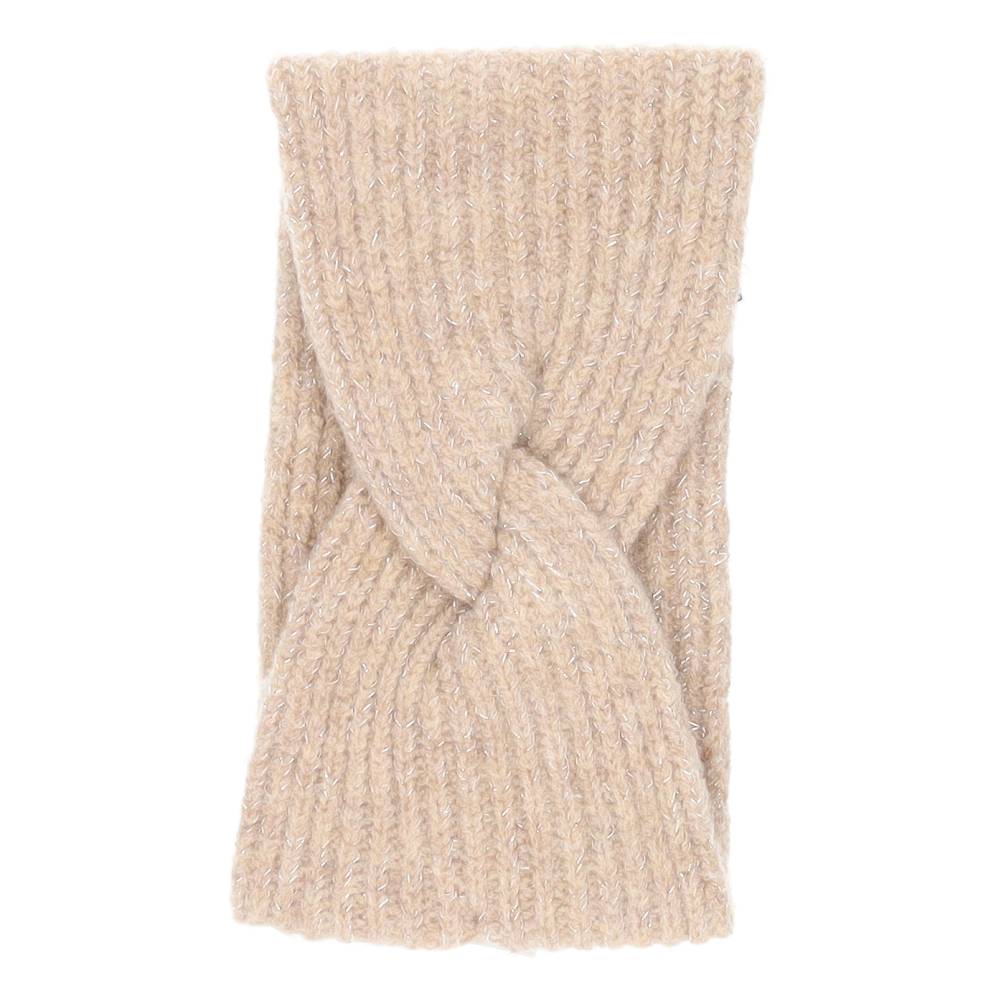 beige hoofdband met glitter