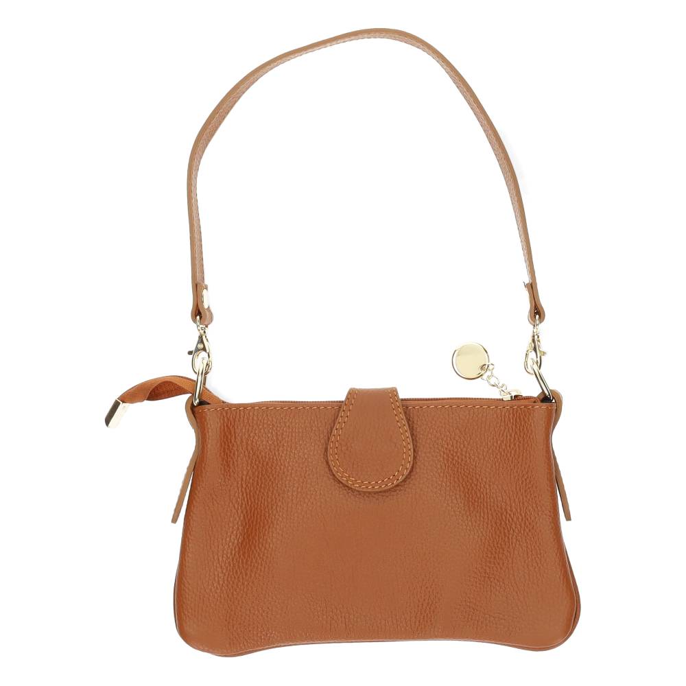 cognac handtas