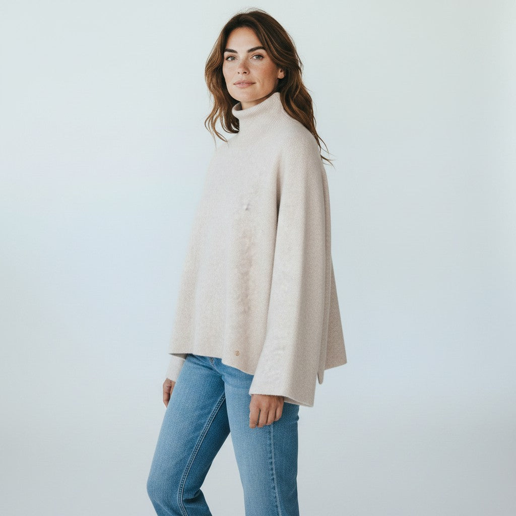 beige trui