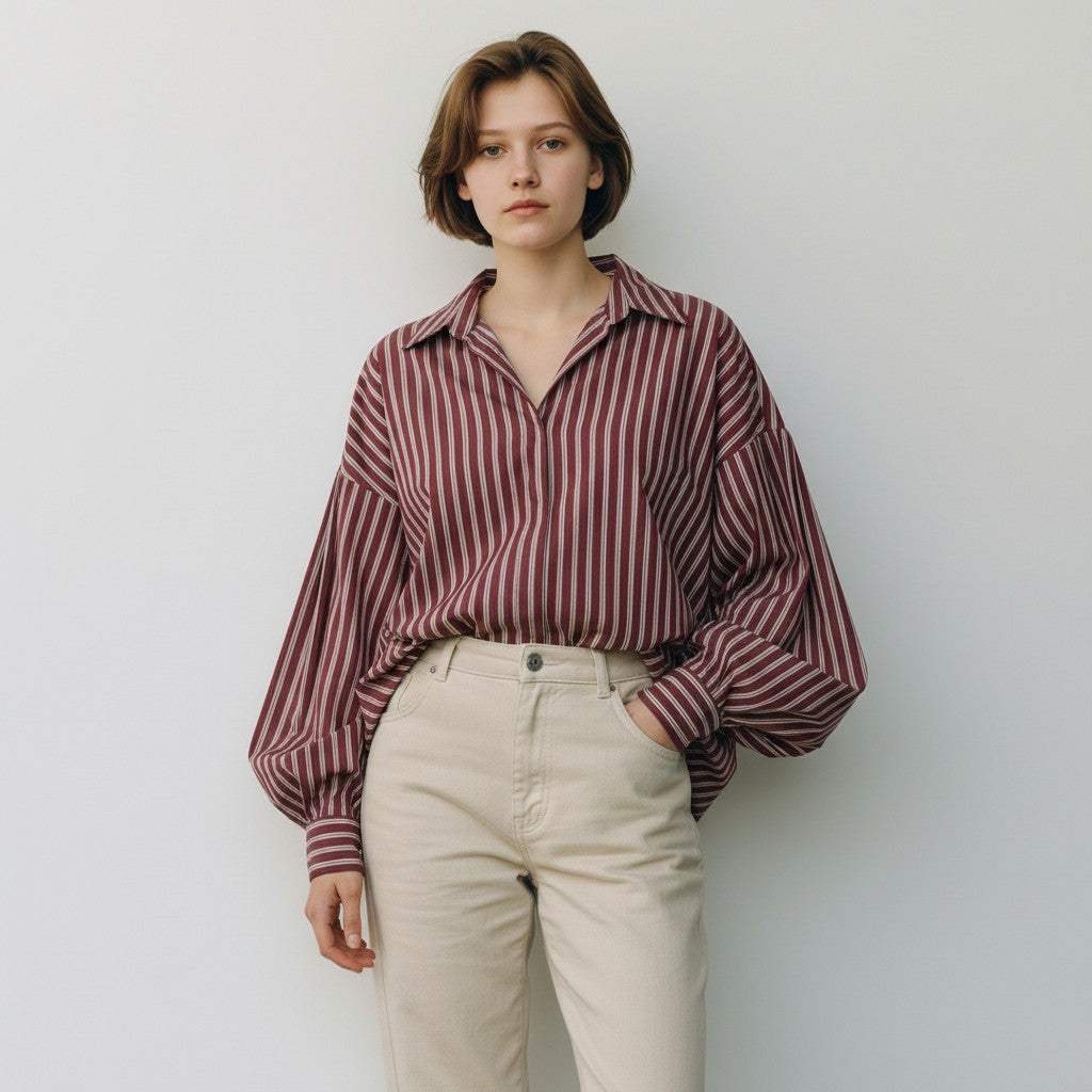 bordeaux blouse