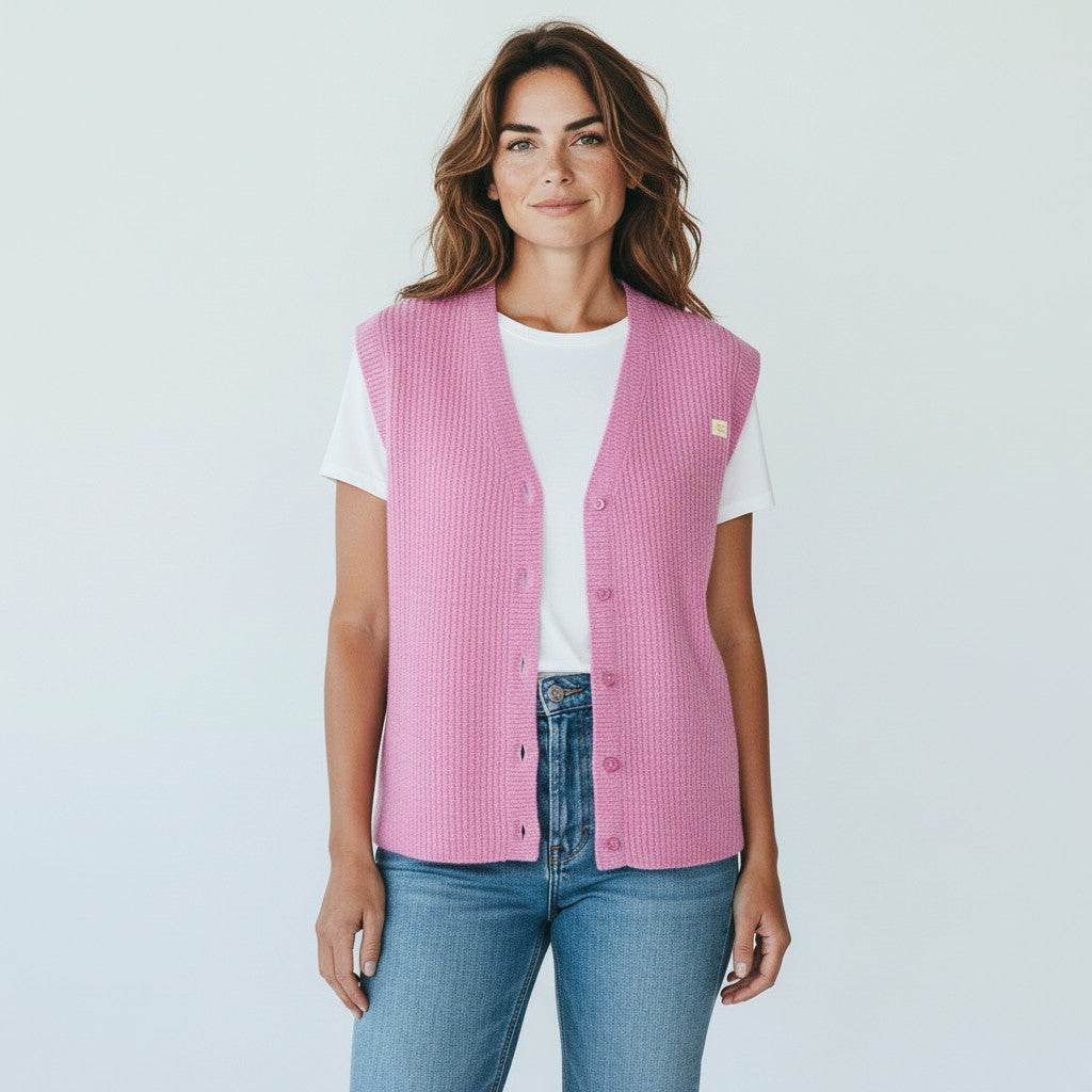 roze gilet