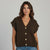 donkerbruine gilet