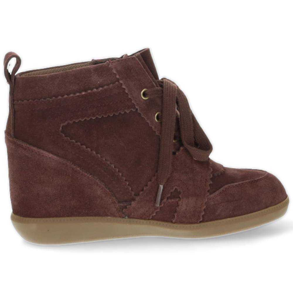 bordeaux hoge sneaker
