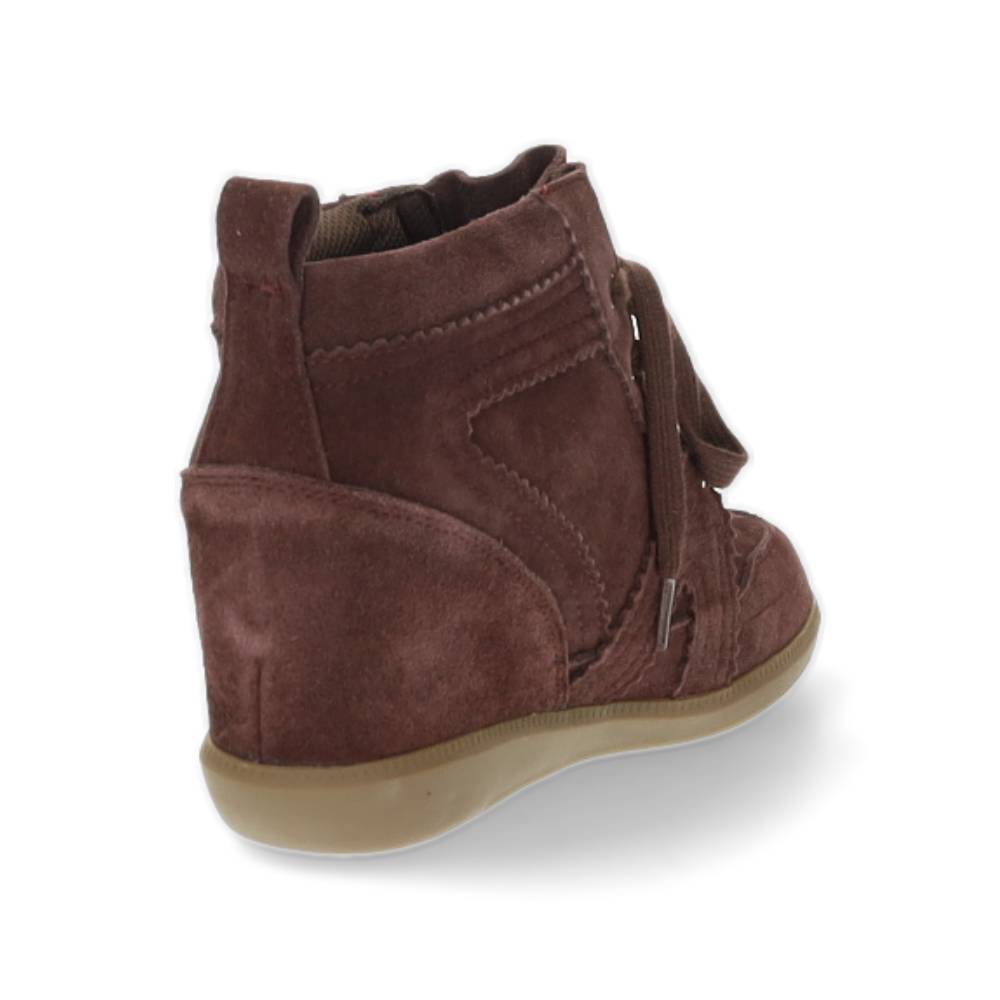 bordeaux hoge sneaker