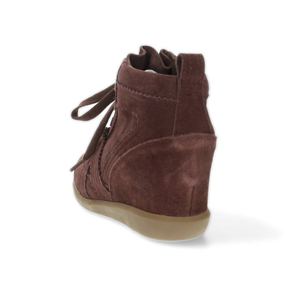 bordeaux hoge sneaker