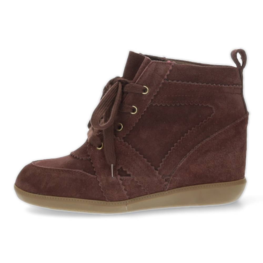 bordeaux hoge sneaker