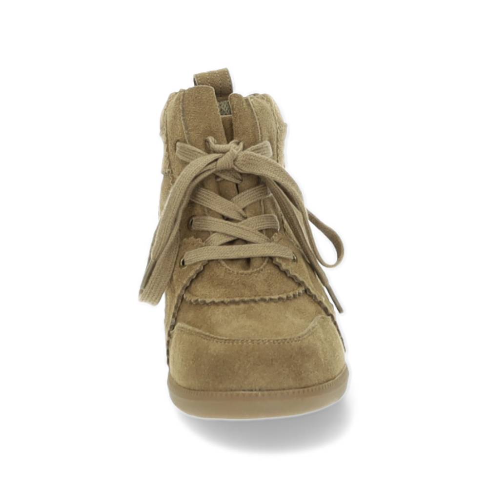 taupe hoge sneaker