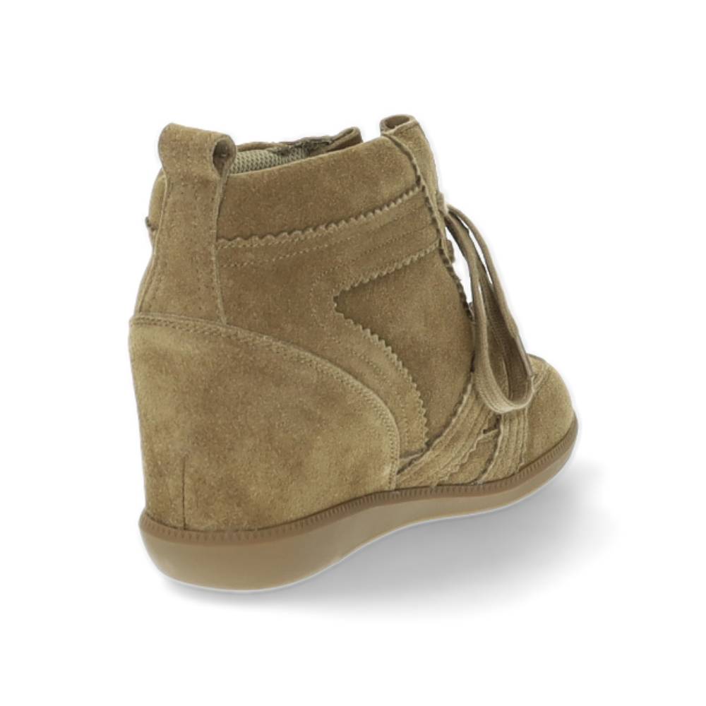 taupe hoge sneaker