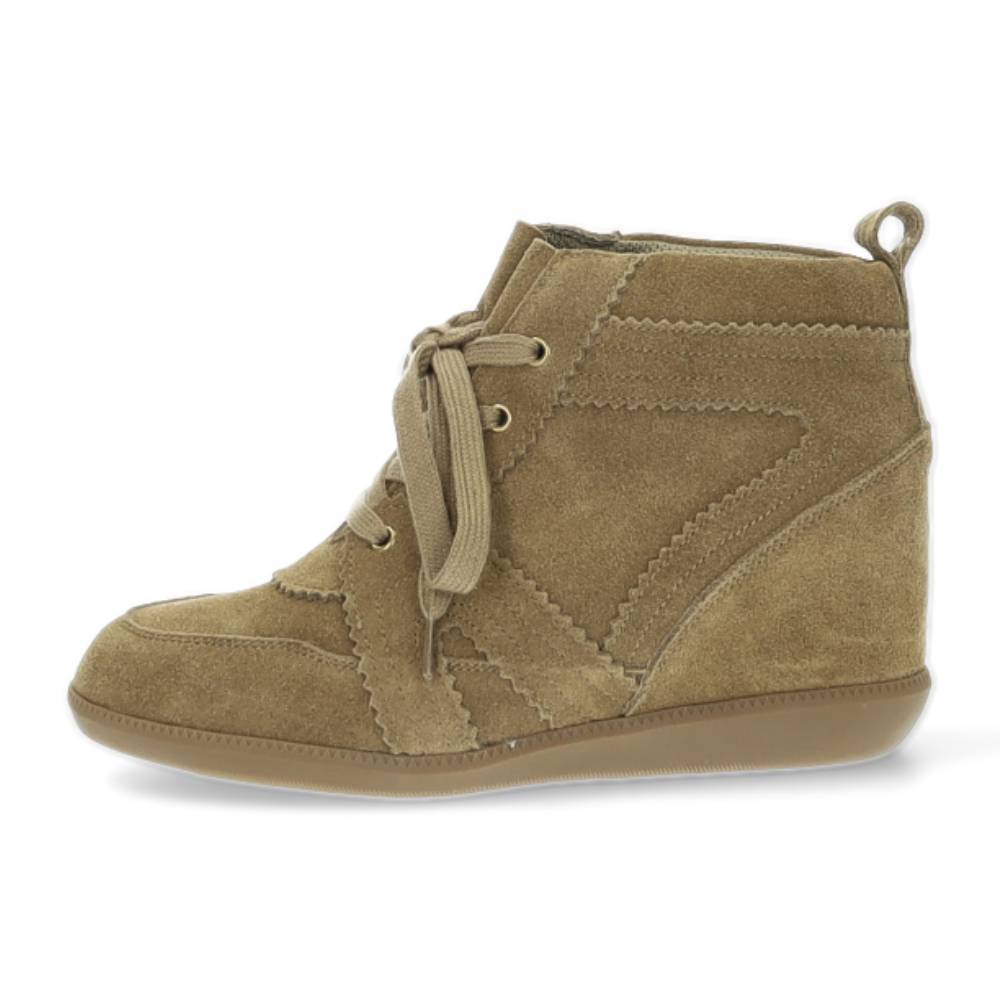 taupe hoge sneaker