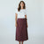 bordeaux lange rok