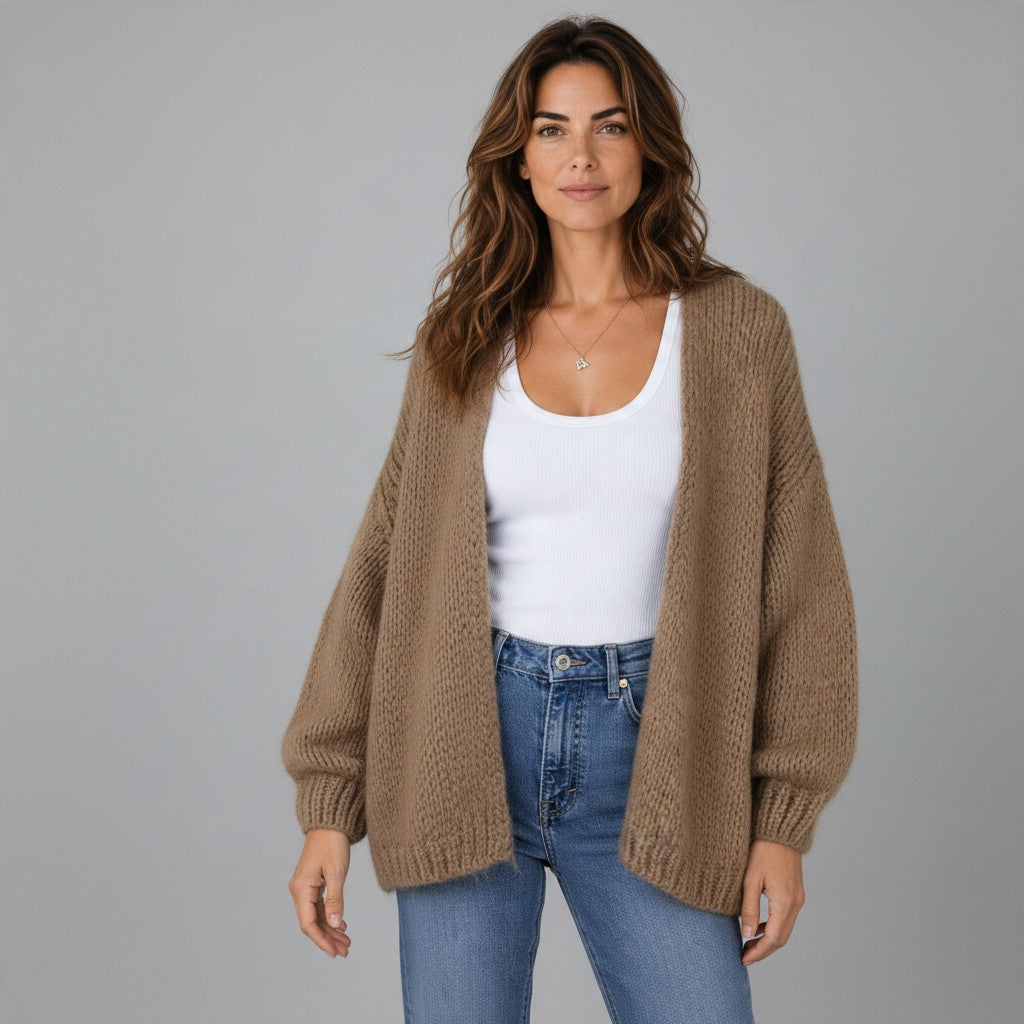 beige gilet