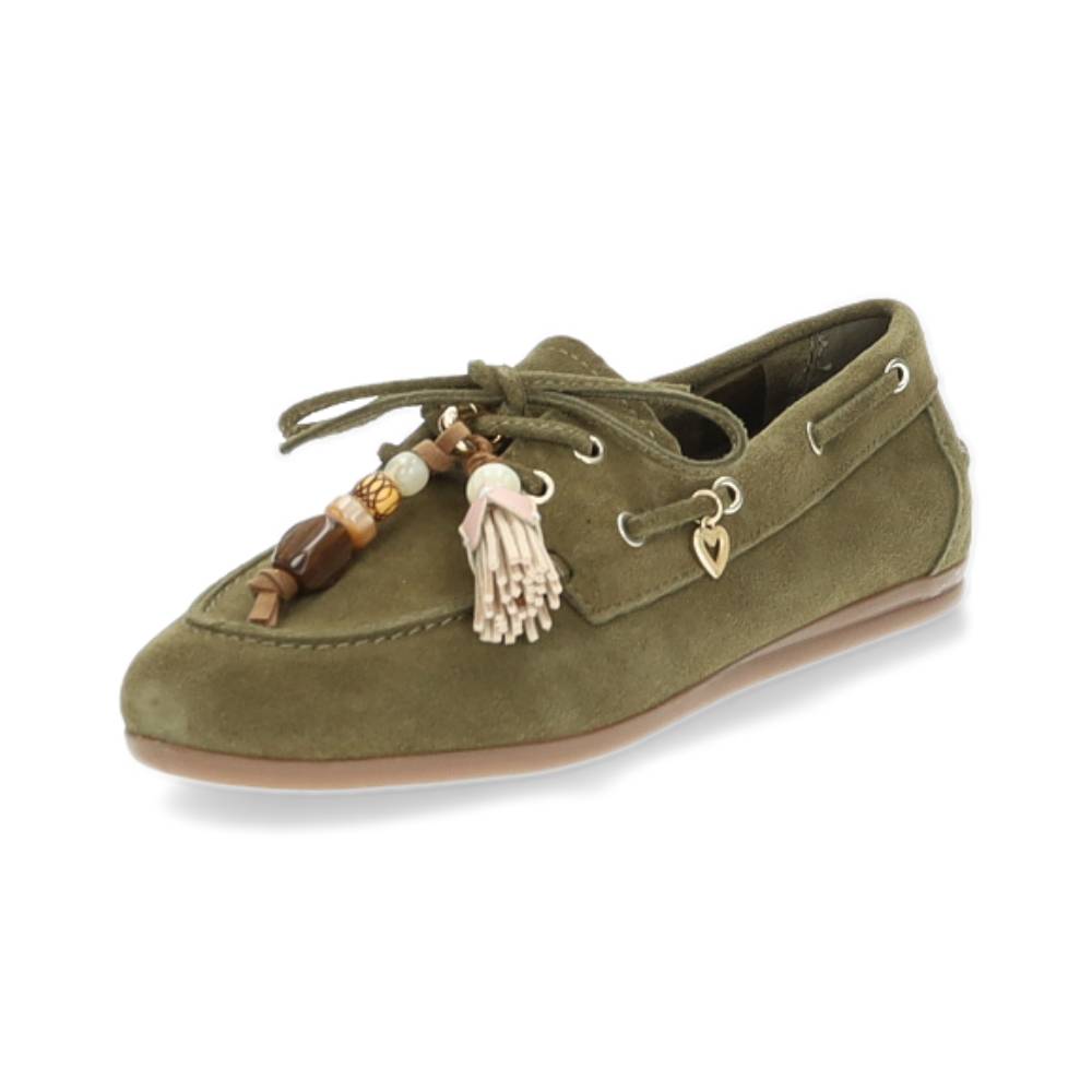 kaki bootschoen
