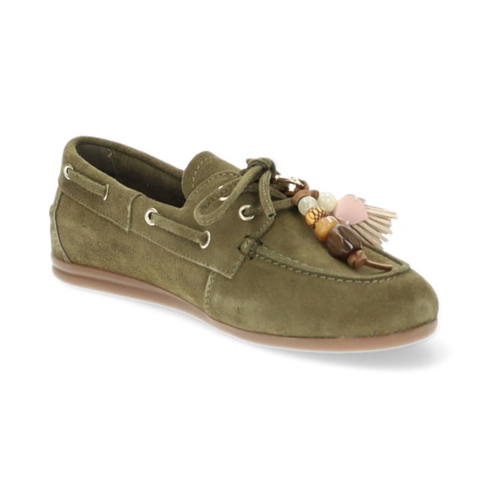 kaki bootschoen