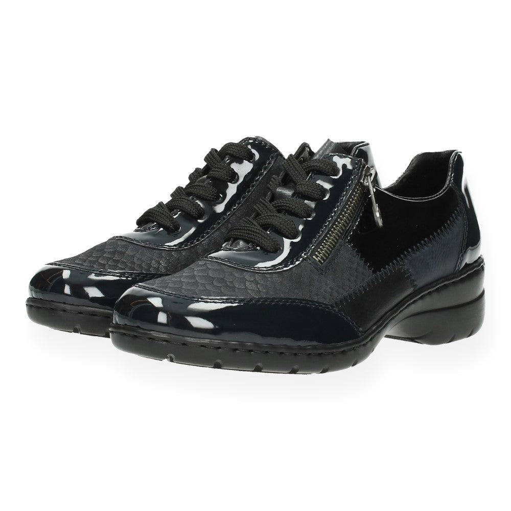 Blauwe sneakers