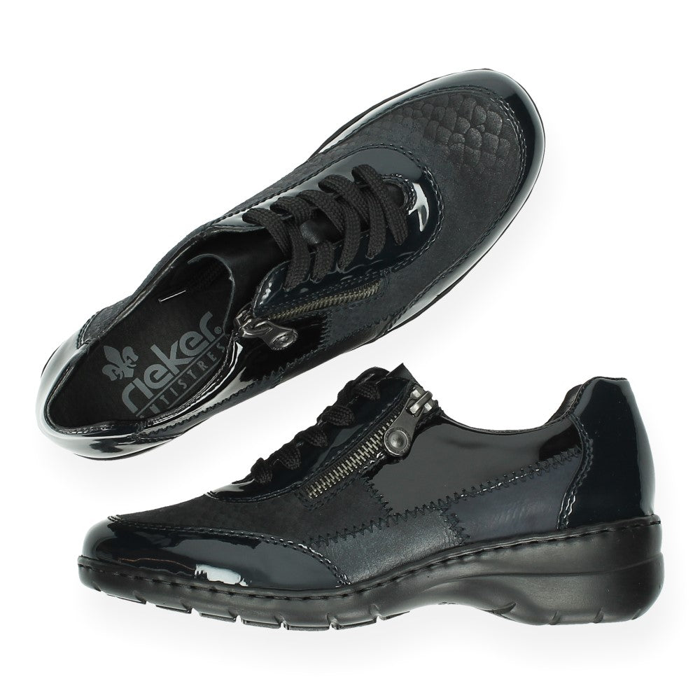 Blauwe sneakers