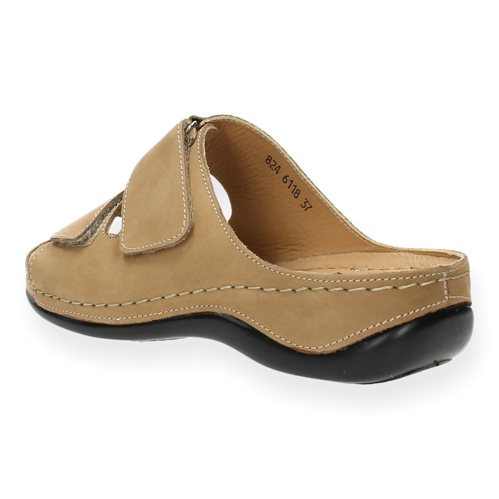 Beige slippers