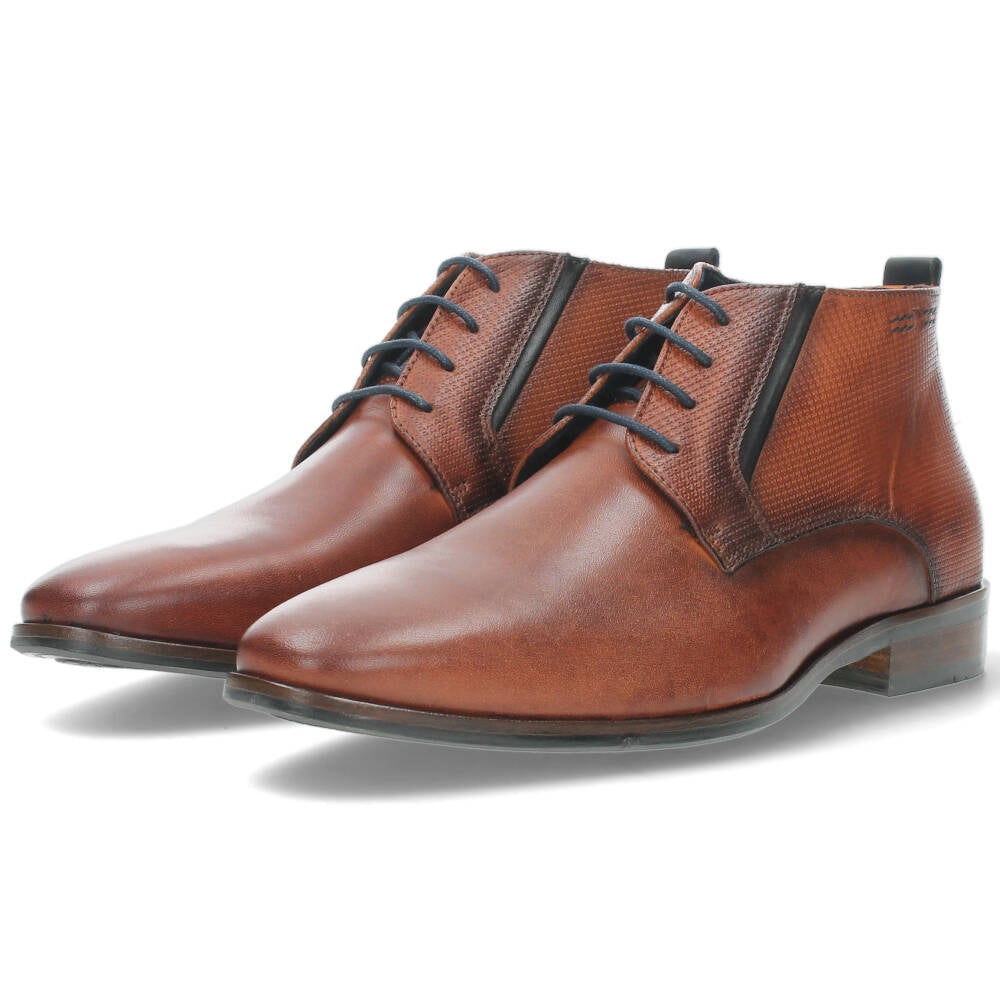 Cognac veterschoenen Estoril