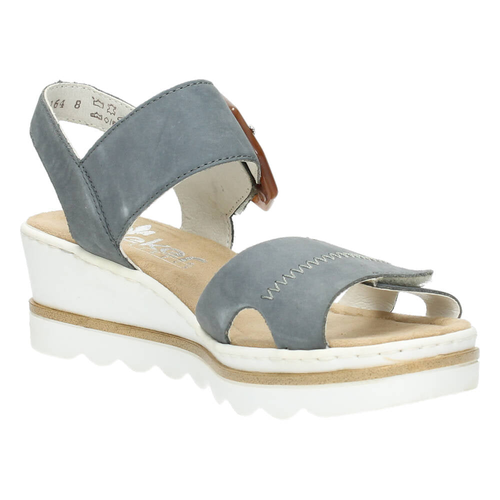 Blauwe sandalen