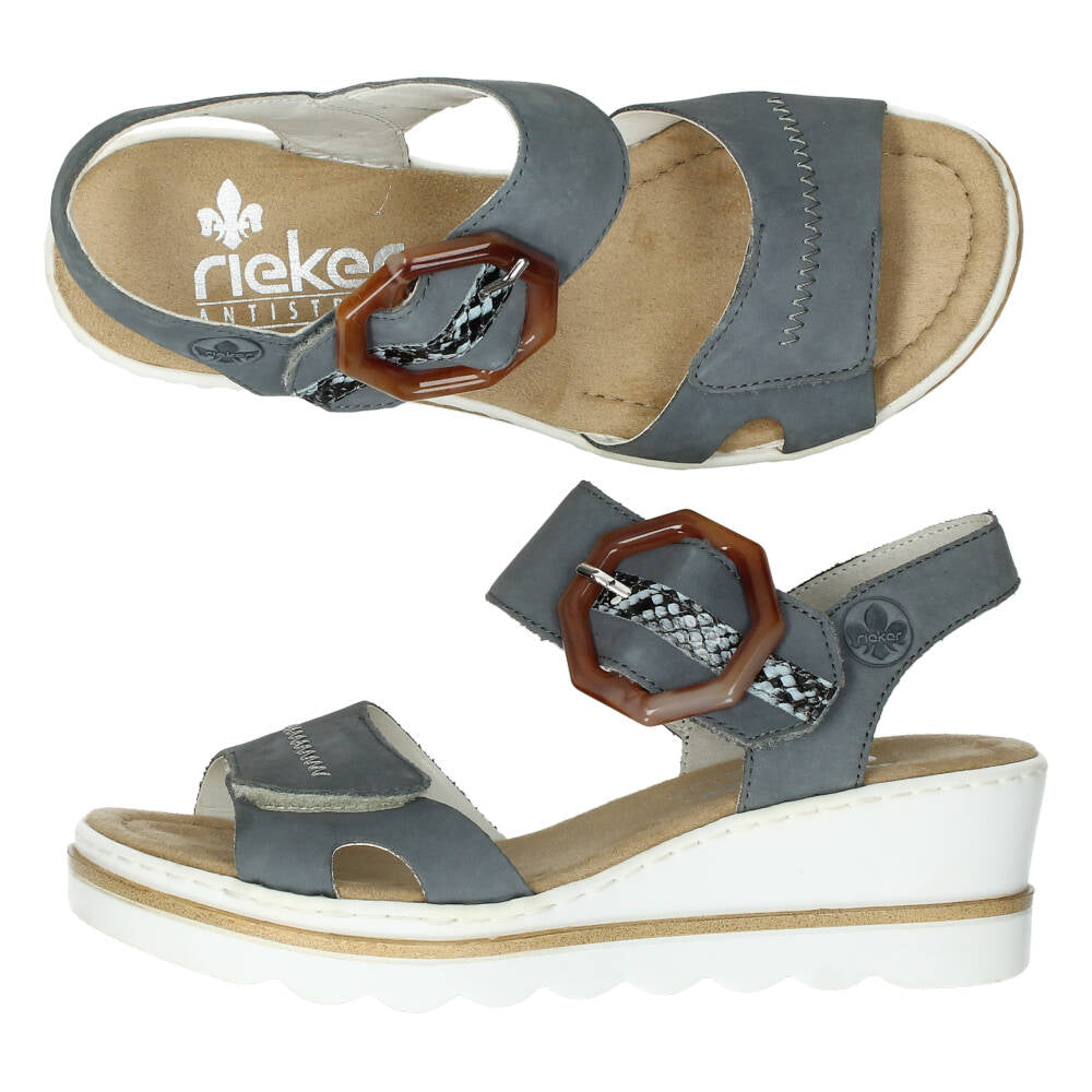 Blauwe sandalen