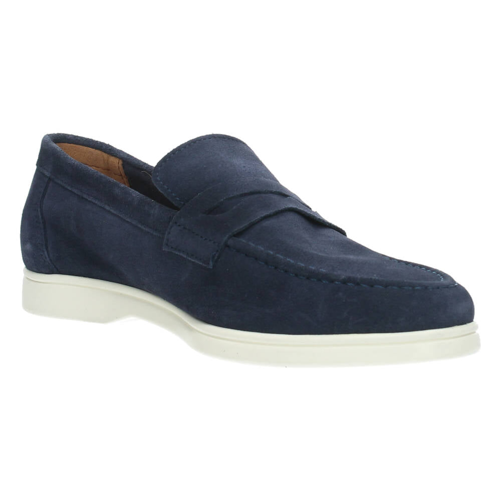 Blauwe loafers