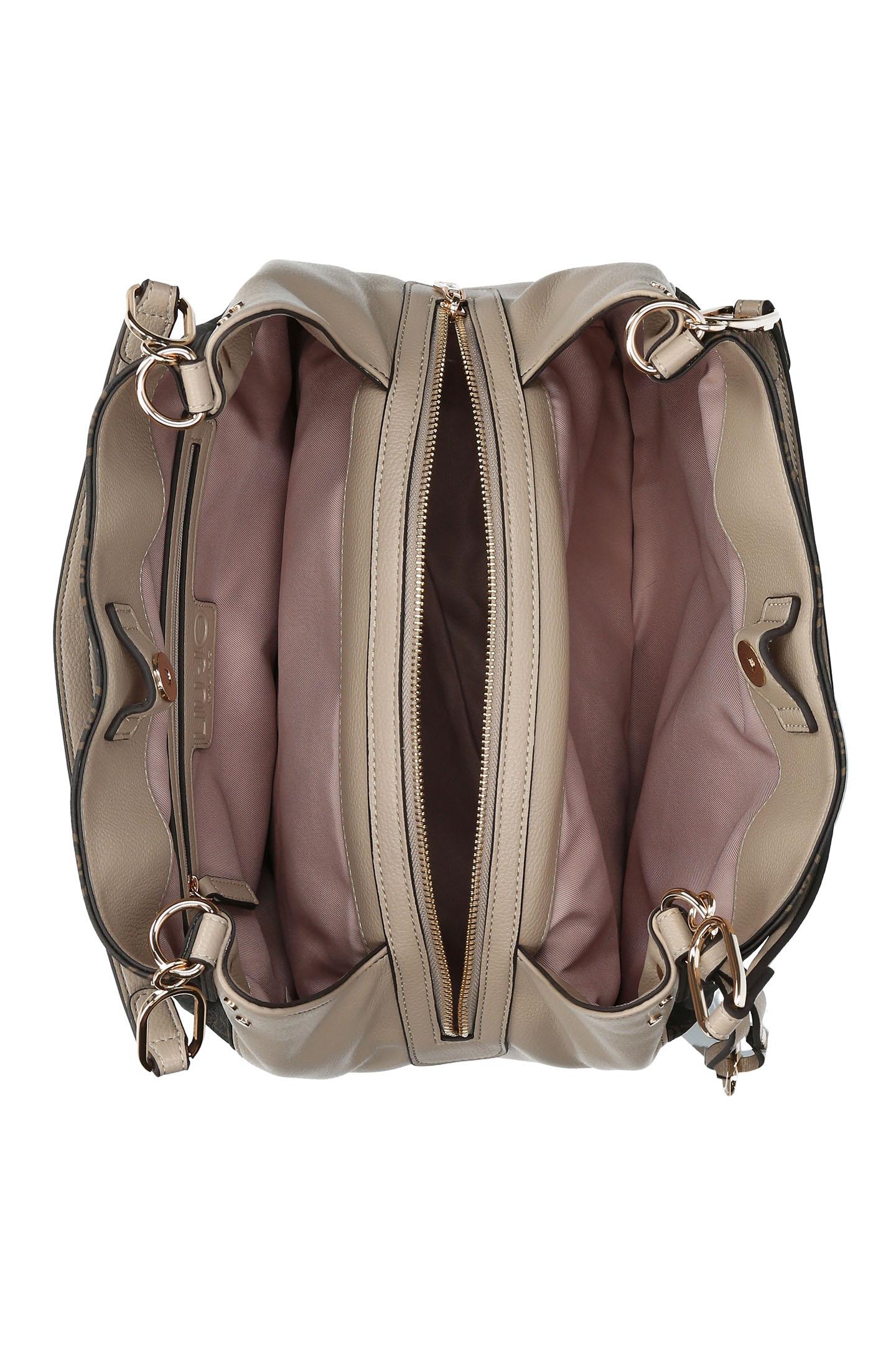Beige/bruine schoudertas