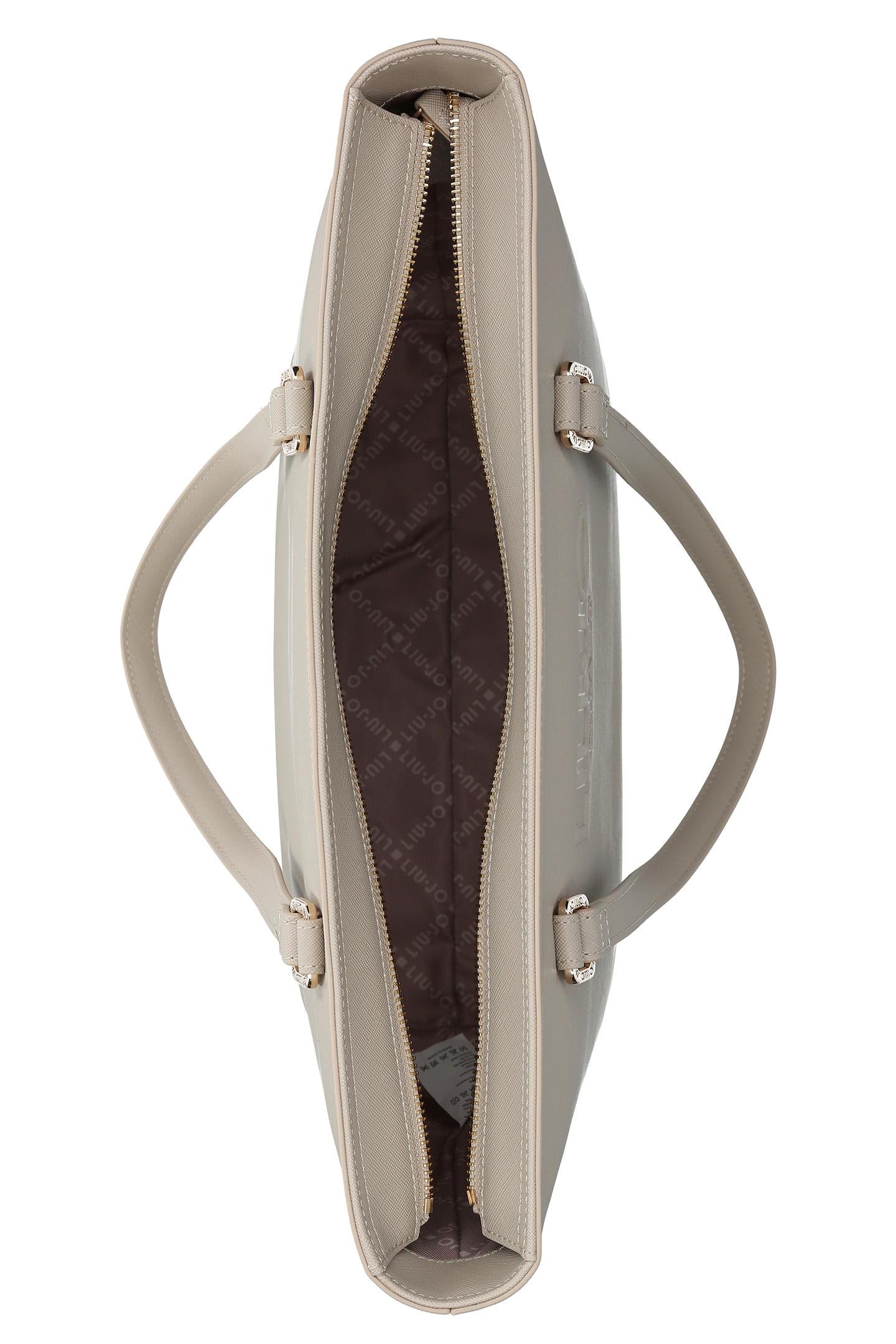 Beige shopper