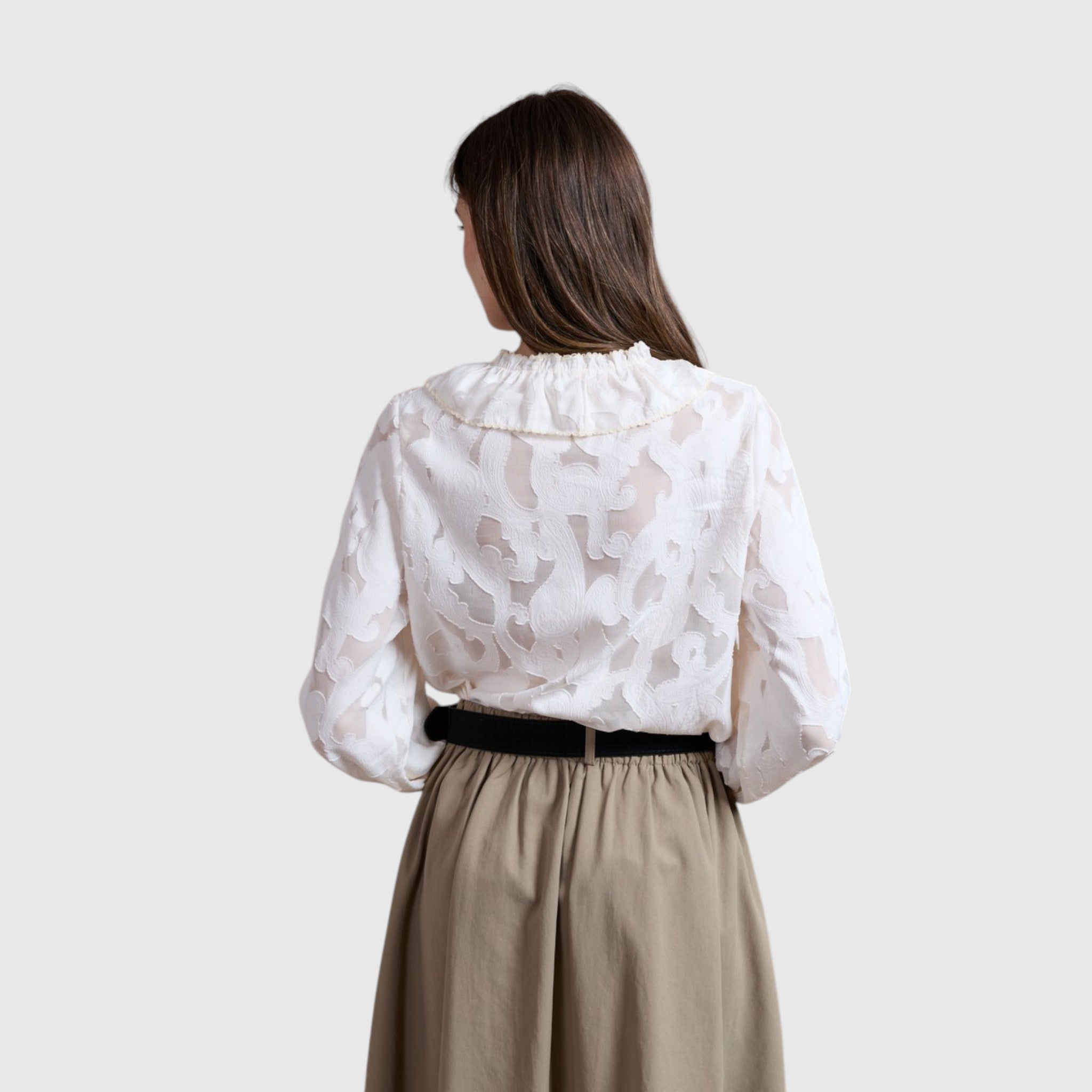 ecru blouse