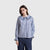 blauwe blouse