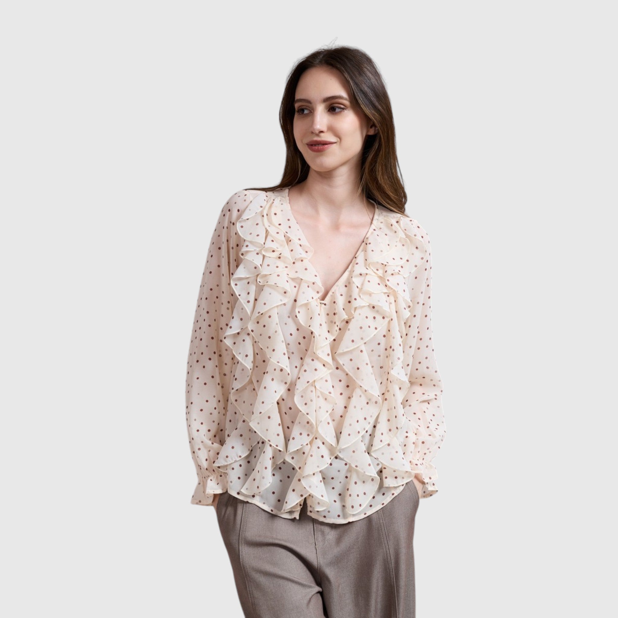 ecru blouse