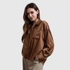 bruine blouse