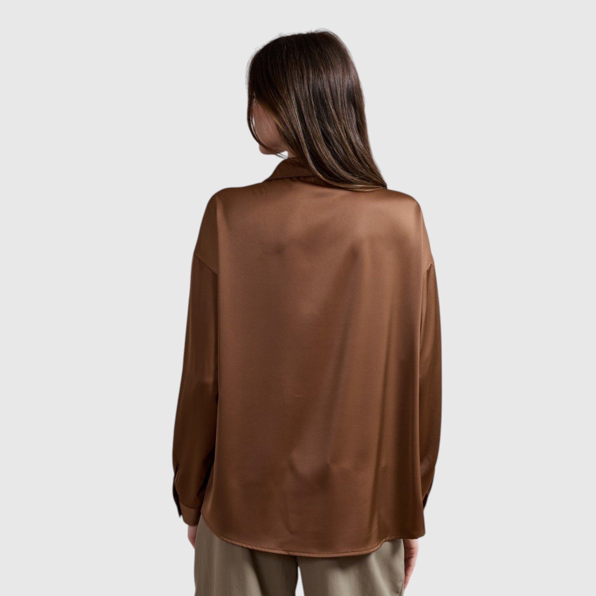 bruine blouse
