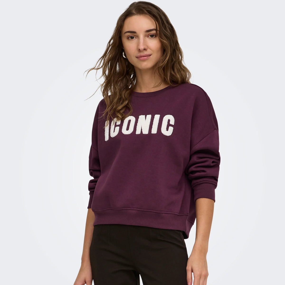 burgundy trui