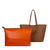 cognac handtas