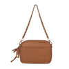 cognac handtas