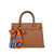 cognac handtas
