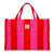 oranje/roze handtas