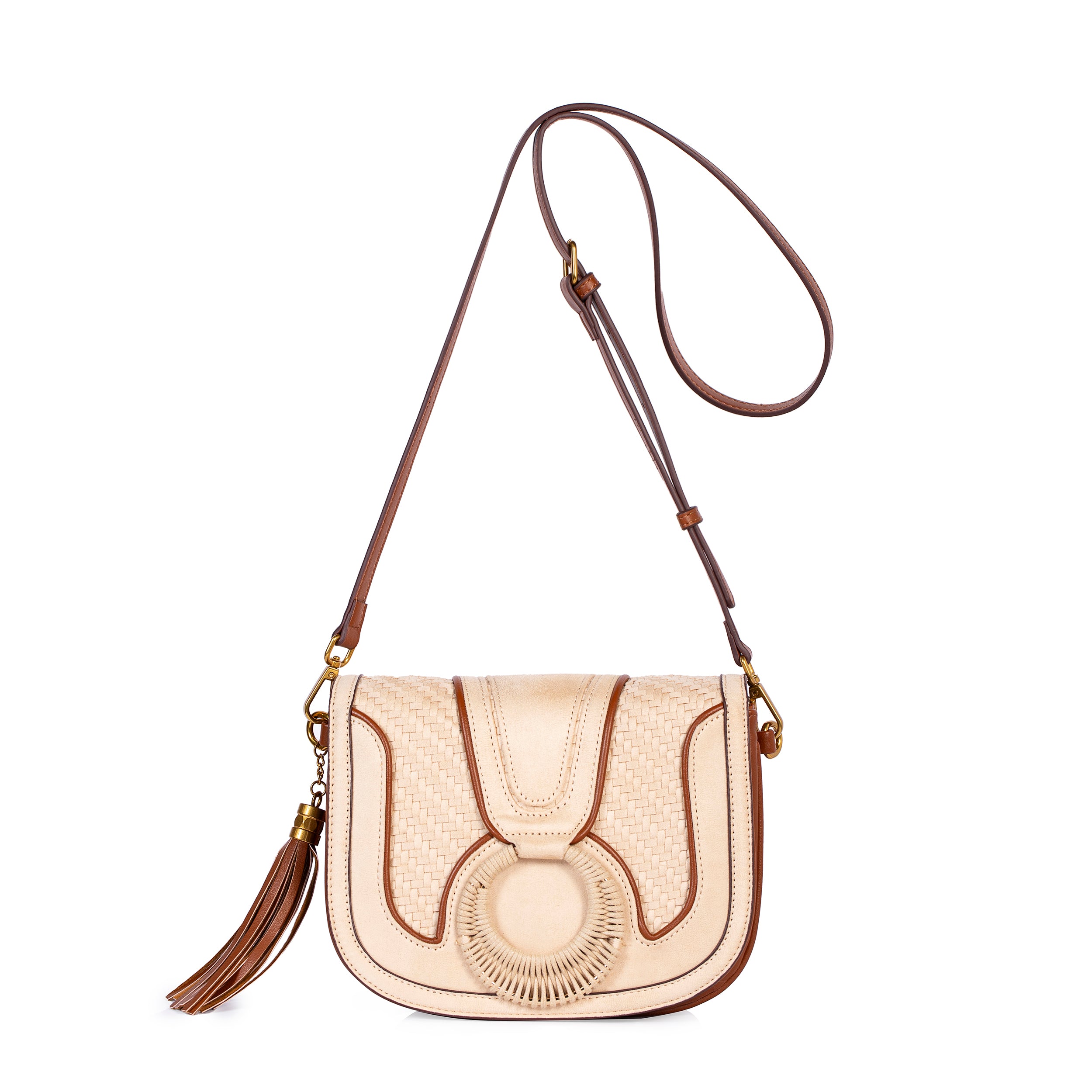 Cognac crossbody